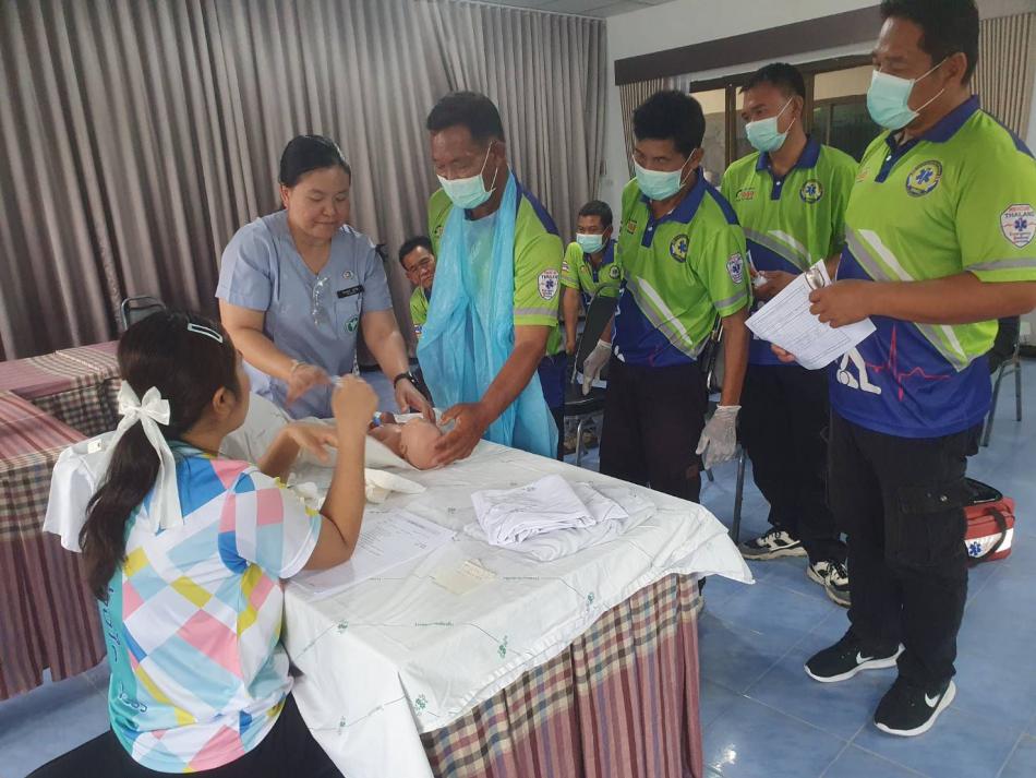 งานป้องกันกู้ชีพเข้าร่วมอบรม เชิงปฏิบัติการการช่วยเหลือผู้ป่วยฉุกเฉิน ณ จุดเกิดเหตุ และ เข้าร่วมแข่งขัน EMS Rally ระดับอำเภอ ผลการแข่งขันทีมองค์การบริหารส่วนตำบลเหล่าบัวบาน ได้รองชนะเลิศอันดับ 1