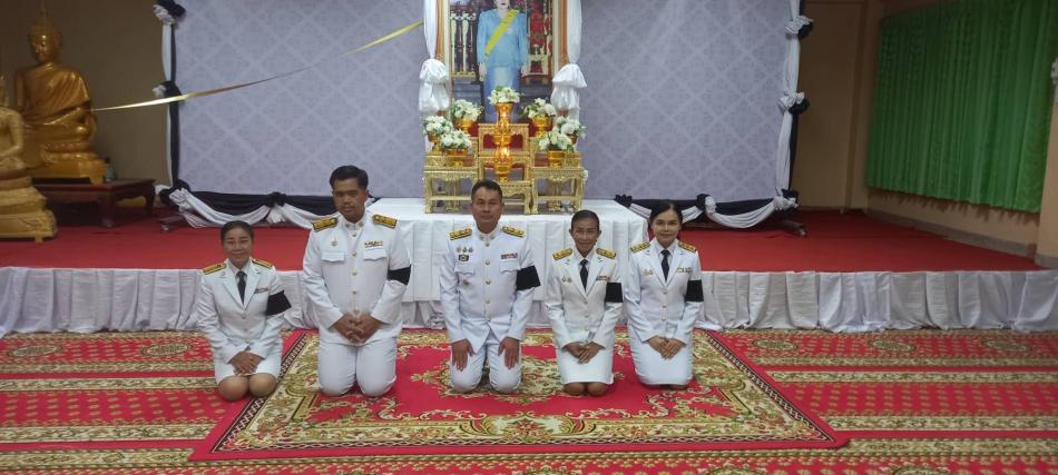 ท่านปลัดร่วมพิธีบำเพ็ญกุศล ในวาระครบ 50 วัน  (ปัญญาสมวาร)  ณ  วัดกลางเชียงยืน