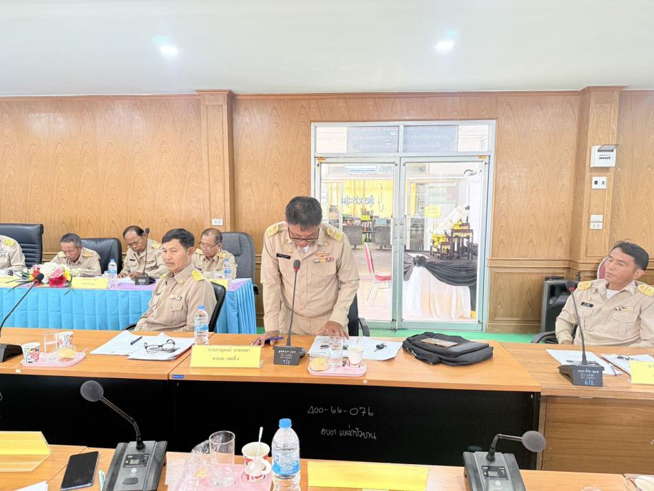 การประชุมสภาองค์การบริหารส่วนตำบลเหล่าบัวบาน  สมัยสามัญ สมัยแรก ประจำปี พ.ศ.๒๕๖๙ ครั้งที่ ๑  วันที่ ๒ เดือน มีนาคม ๒๕๖๙ เวลา ๐๙.๓๐น.  ณ ห้องประชุมสภาองค์การบริหารส่วนตำบลเหล่าบัวบาน